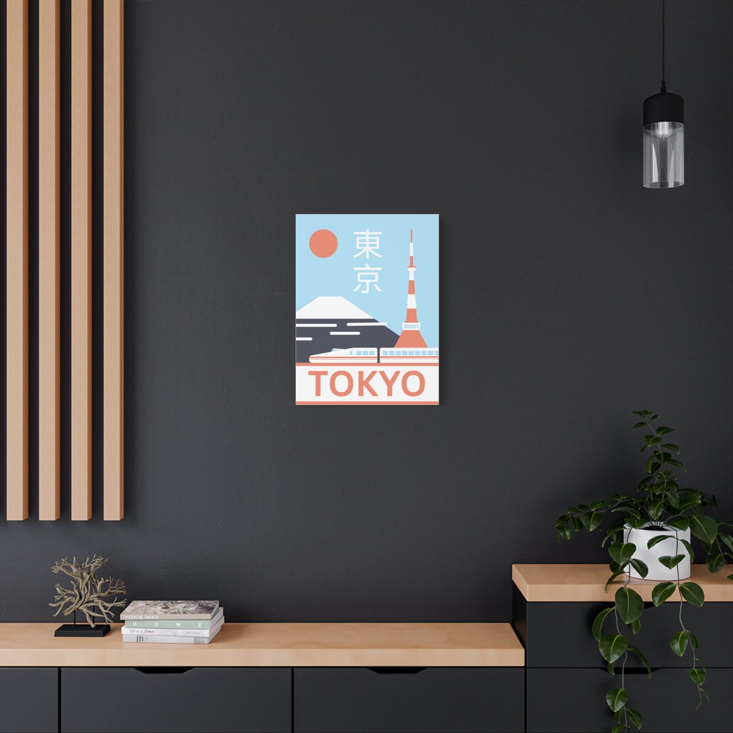 Hello Tokyo - Canvas Print [Framed]