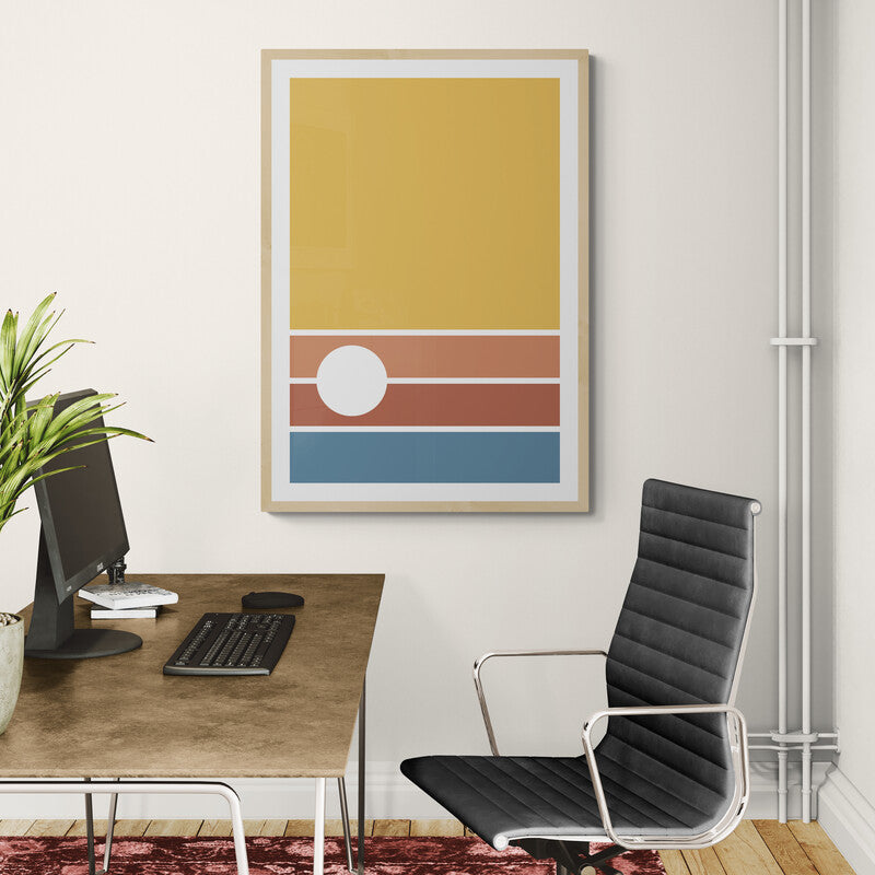 Yū no Chi – Minimalist Japanese Canvas Print [Frameless]