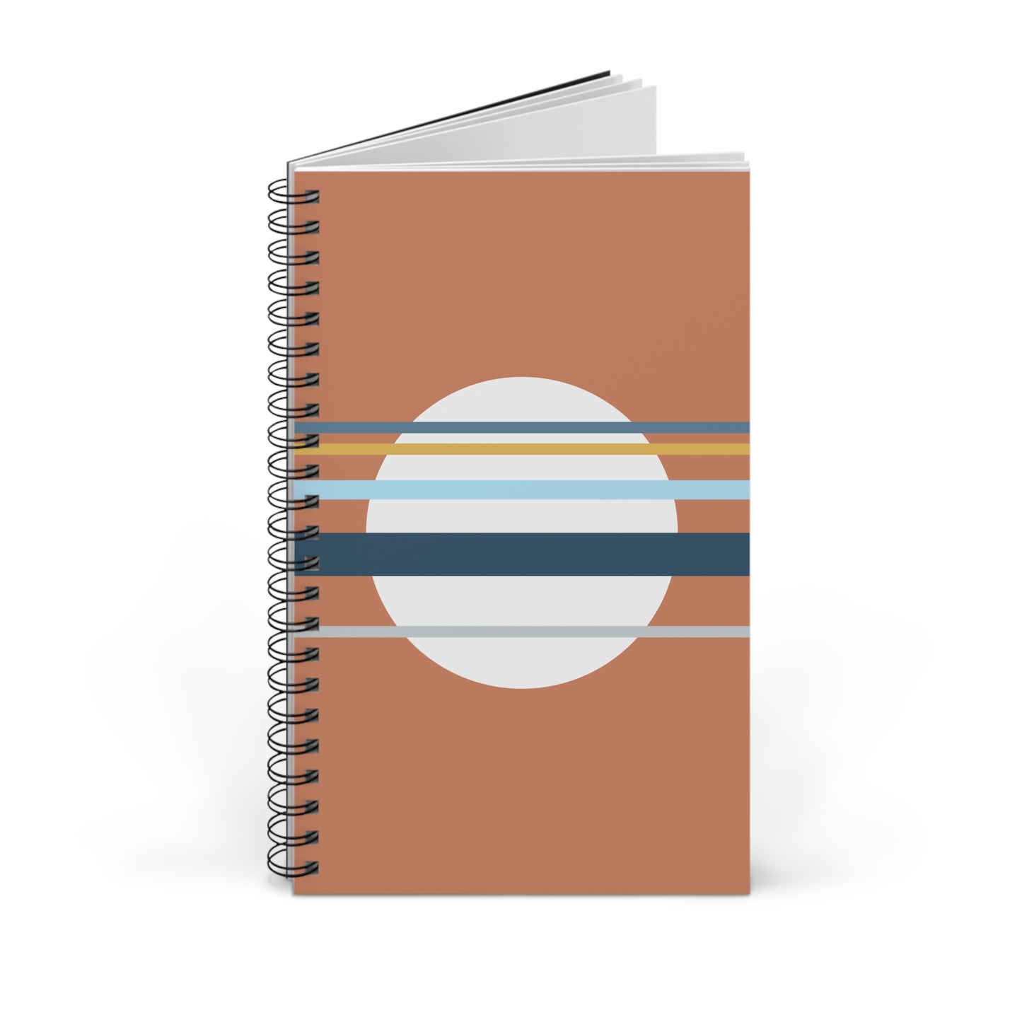 Asa no Sō - Red - A5 Spiral Notebook