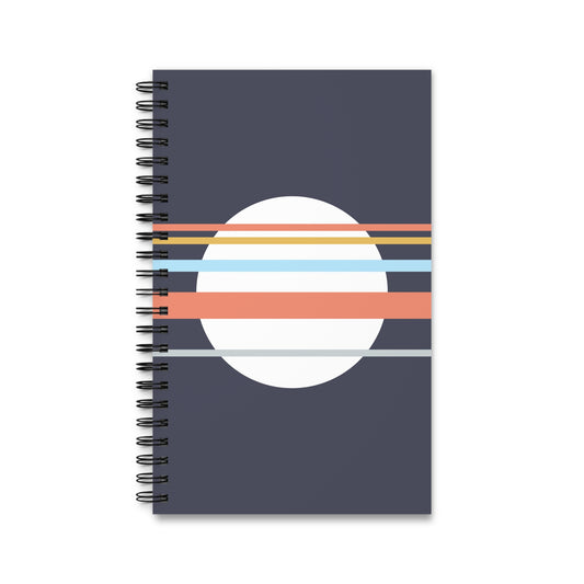 Asa no Sō - Blue - A5 Spiral Notebook