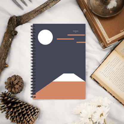 Tsuki no Fuji – Moonlit Mount Fuji Spiral Notebook