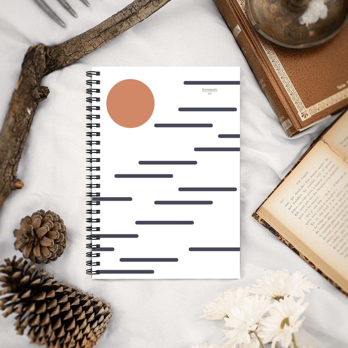 Kumo – Japanese Cloud Art Spiral Notebook
