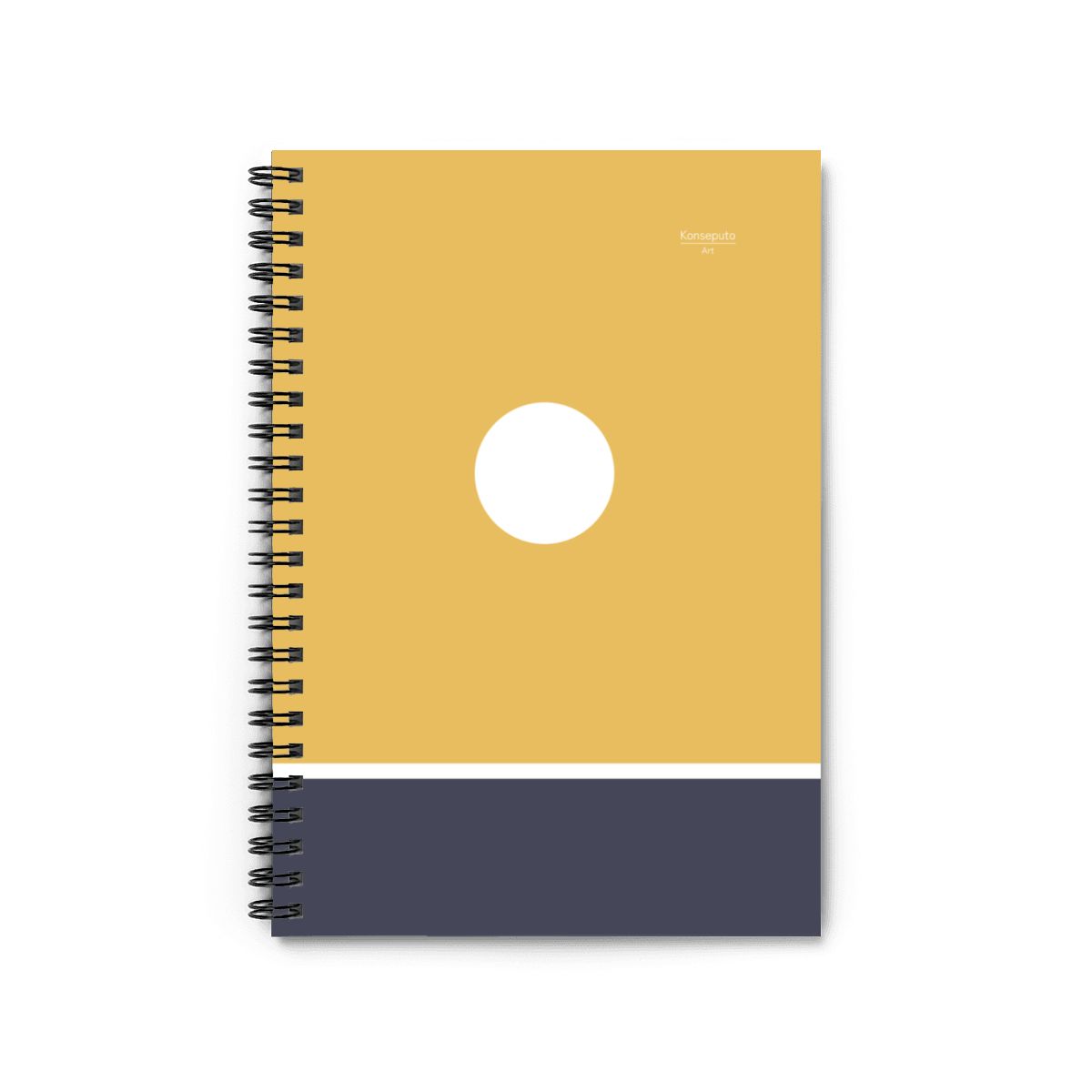 Kiiro Hikari – Minimalist Sunrise Spiral Notebook