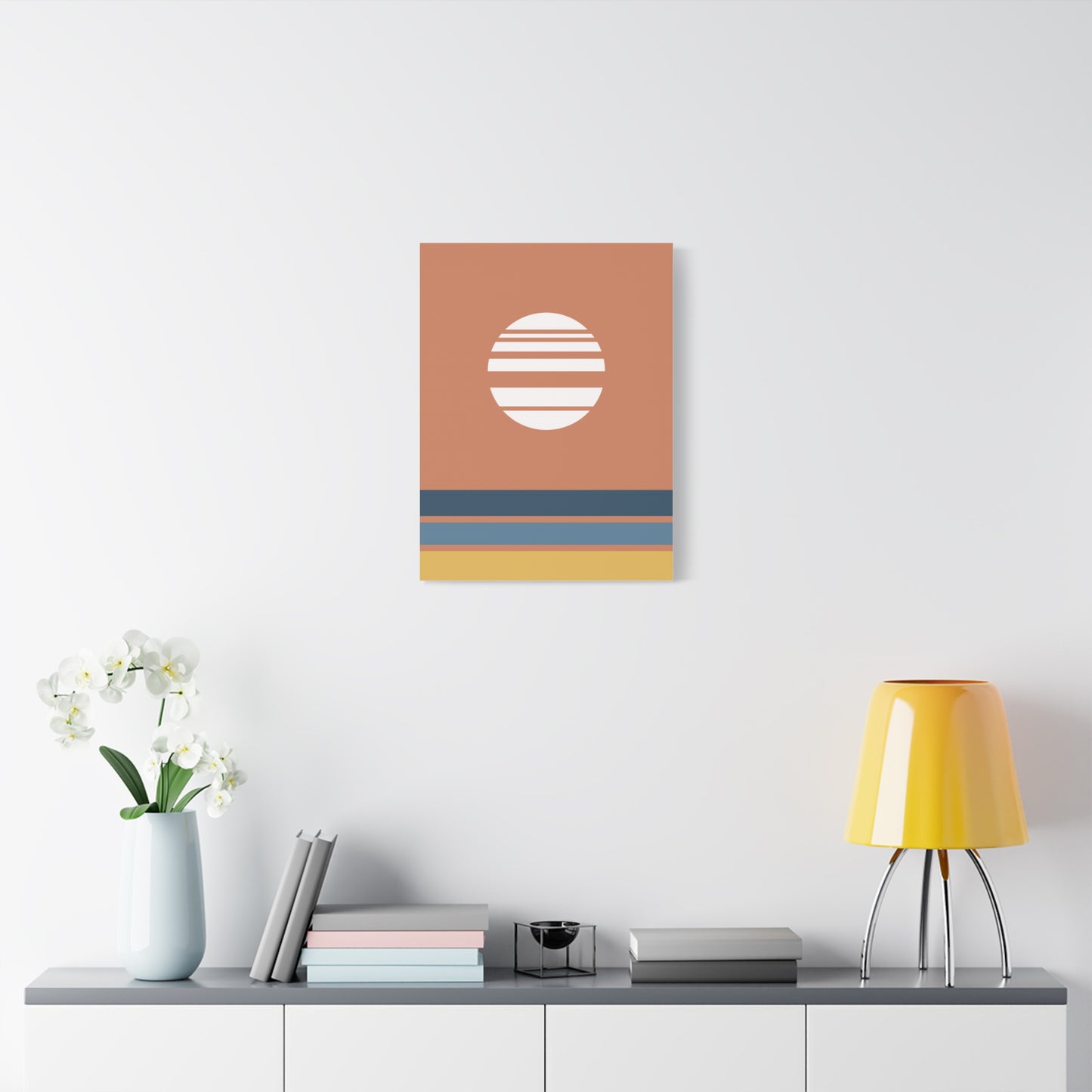 Akebono – Red - Canvas Print [Framed]