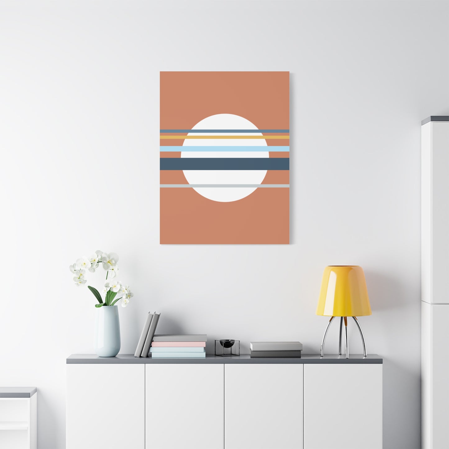 Asa no Sō - Red - Canvas Print [Framed]