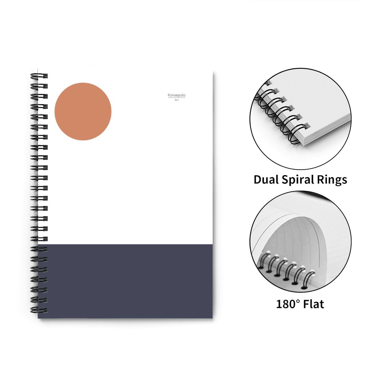 Shizukesa – Minimalist Japanese Spiral Notebook