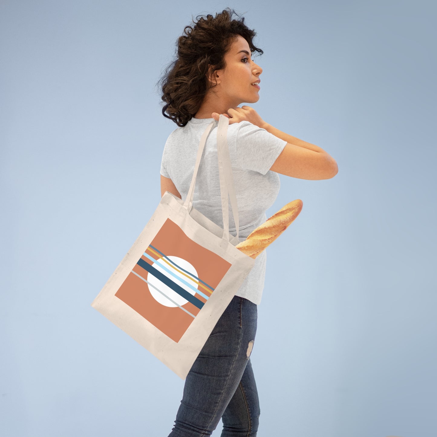 Asa no Sō White Tote Bag – Minimalist Japanese Canvas Bag