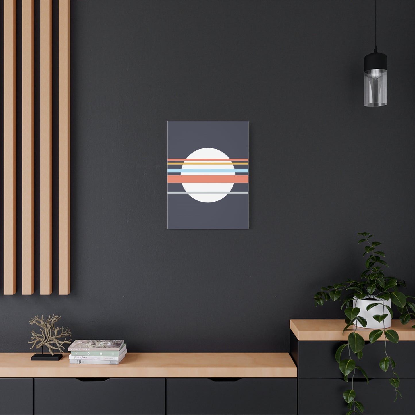 Asa no Sō - Blue - Canvas Print [Framed]