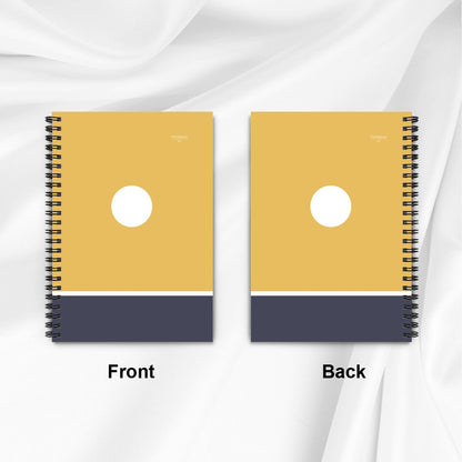 Kiiro Hikari – Minimalist Sunrise Spiral Notebook