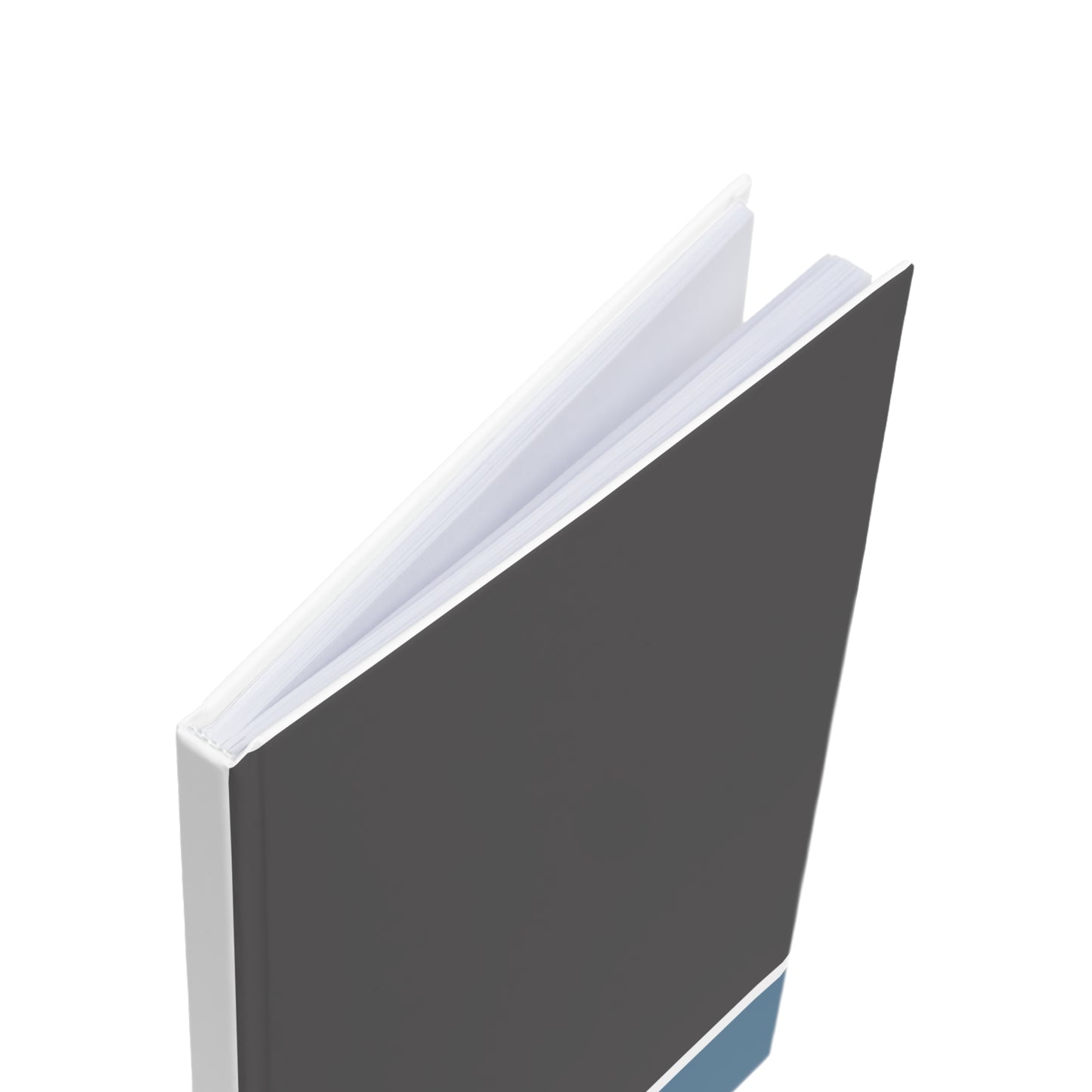 Gray book on a white background