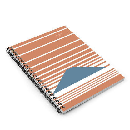 Fuji Clouds – Red Minimalist Mount Fuji Spiral Notebook