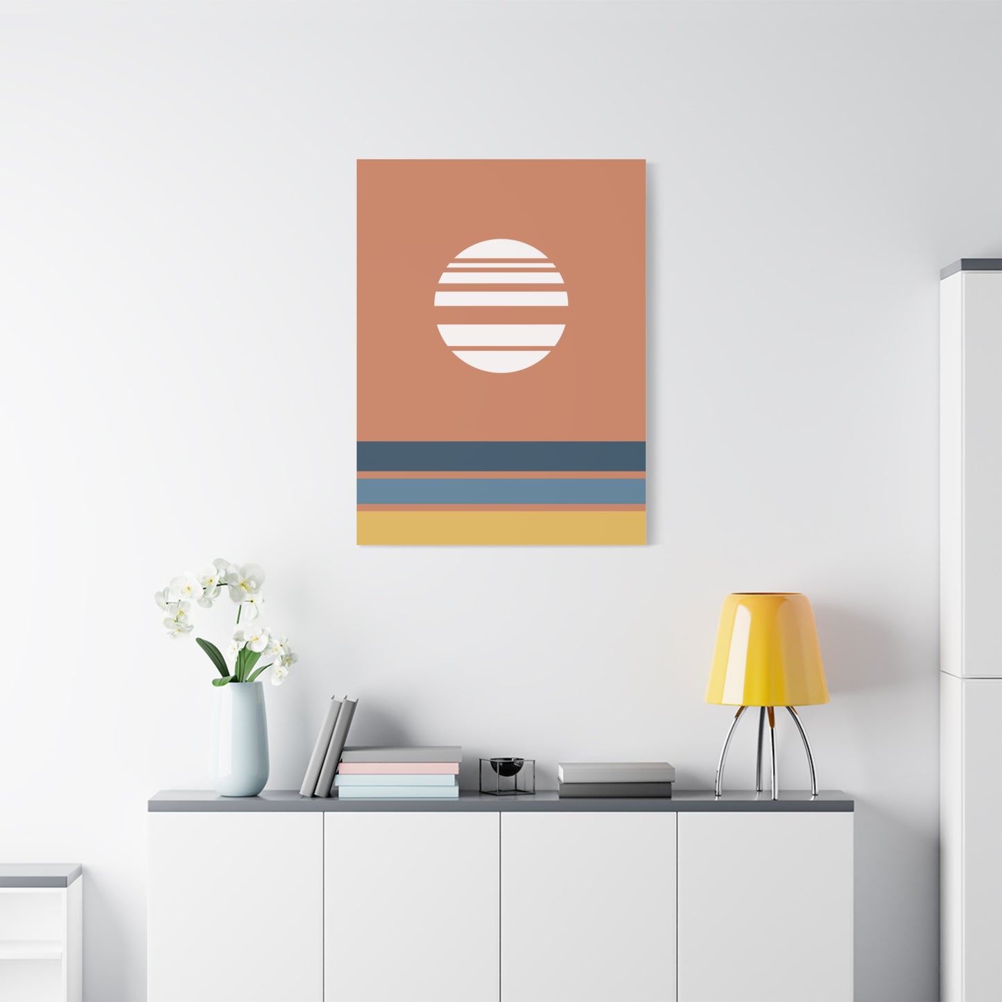 Akebono – Red - Canvas Print [Framed]