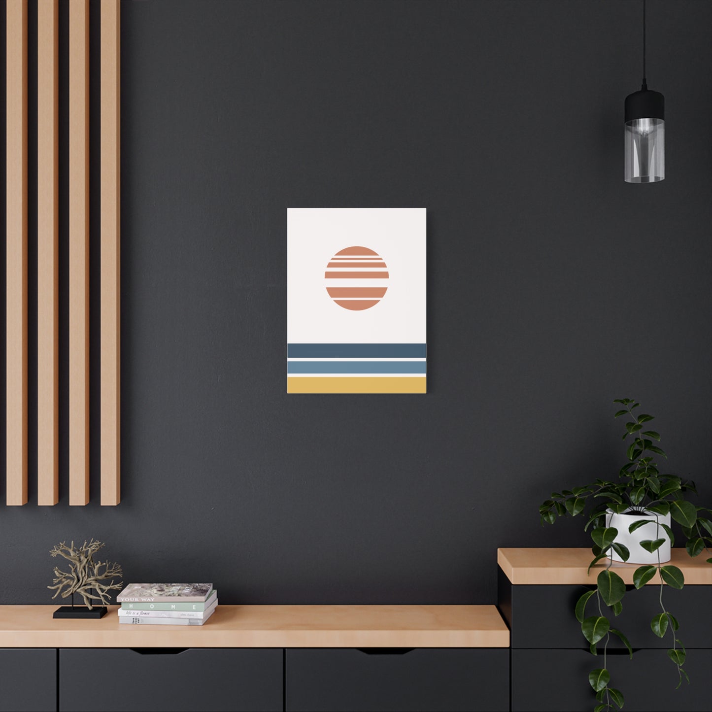 Akebono – White - Canvas Print [Framed]