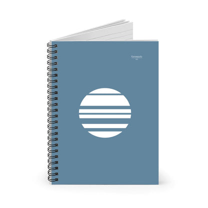Aoi Tsuki – Blue Moon Minimalist Spiral Notebook