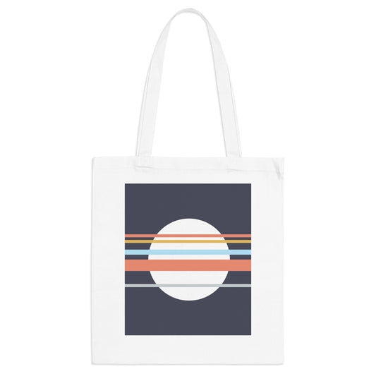 Asa no Sō Blue Tote Bag – Minimalist Japanese Canvas Bag