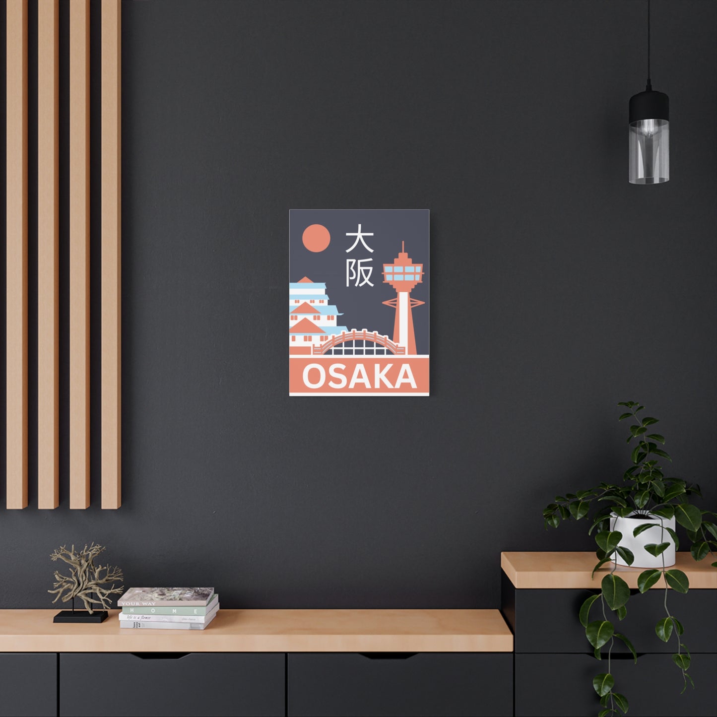 Osaka Nights - Canvas Print [Framed]