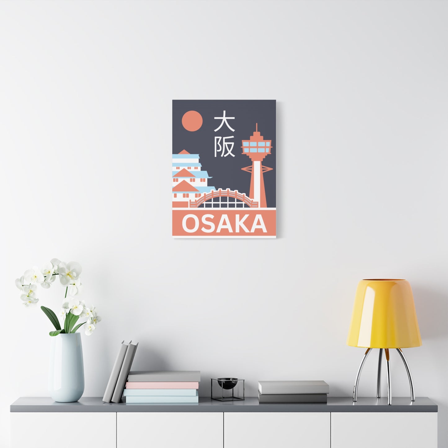 Osaka Nights - Canvas Print [Framed]