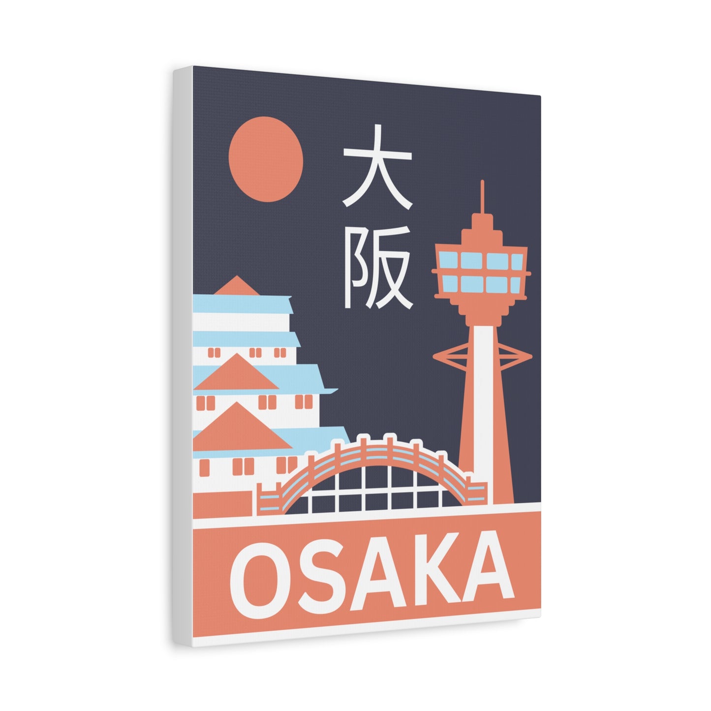 Osaka Nights - Canvas Print [Framed]