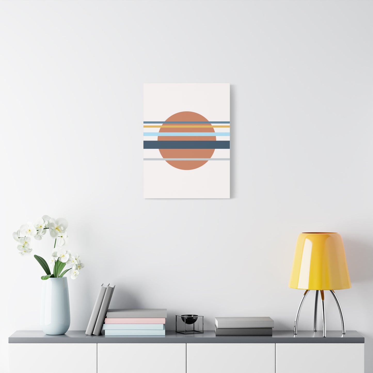 Asa no Sō - White - Canvas Print [Framed]