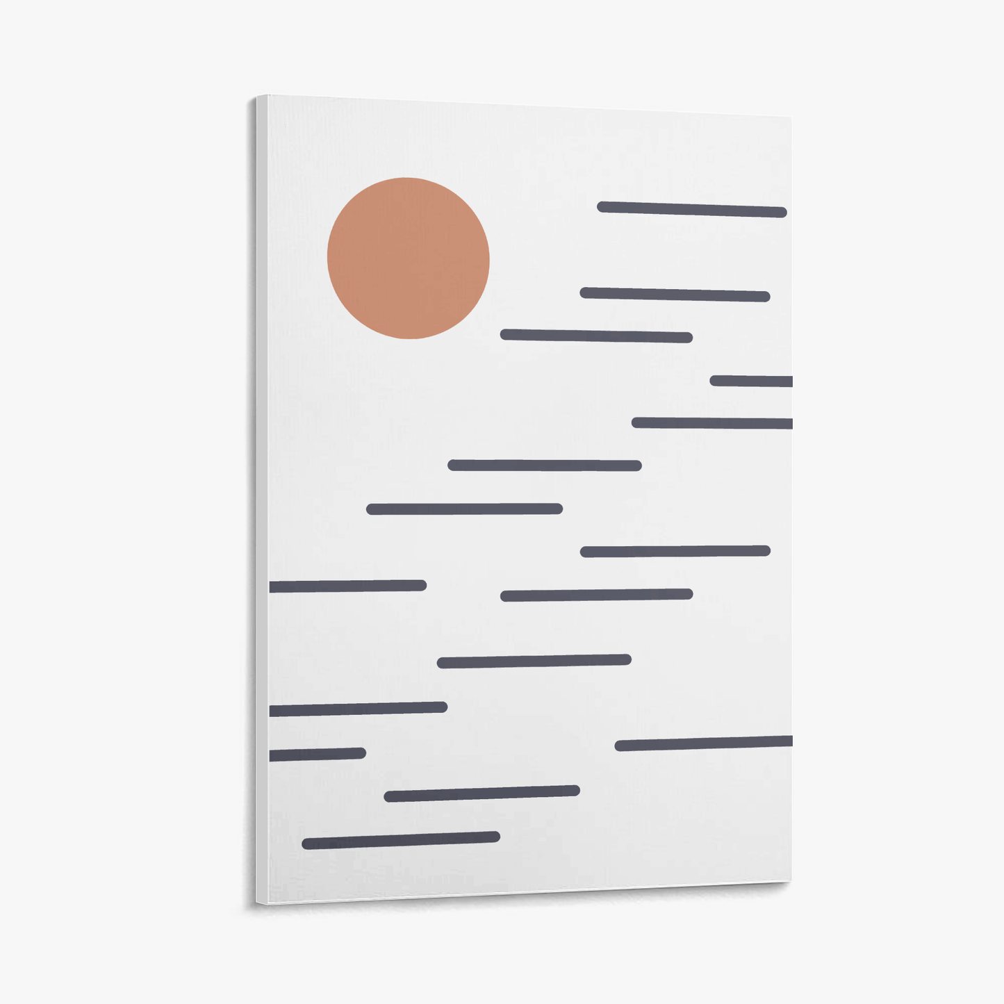 Kumo – Minimalist Japanese Cloud Canvas Wall Art | Konseputo [Frameless]