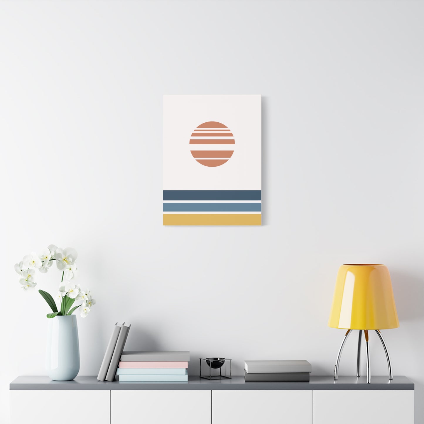 Akebono – White - Canvas Print [Framed]