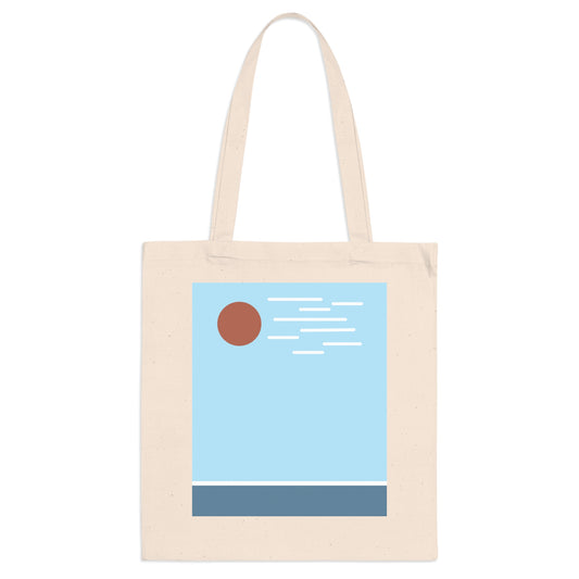 Ao Skies Tote Bag – Minimalist Japanese-Inspired Canvas Tote