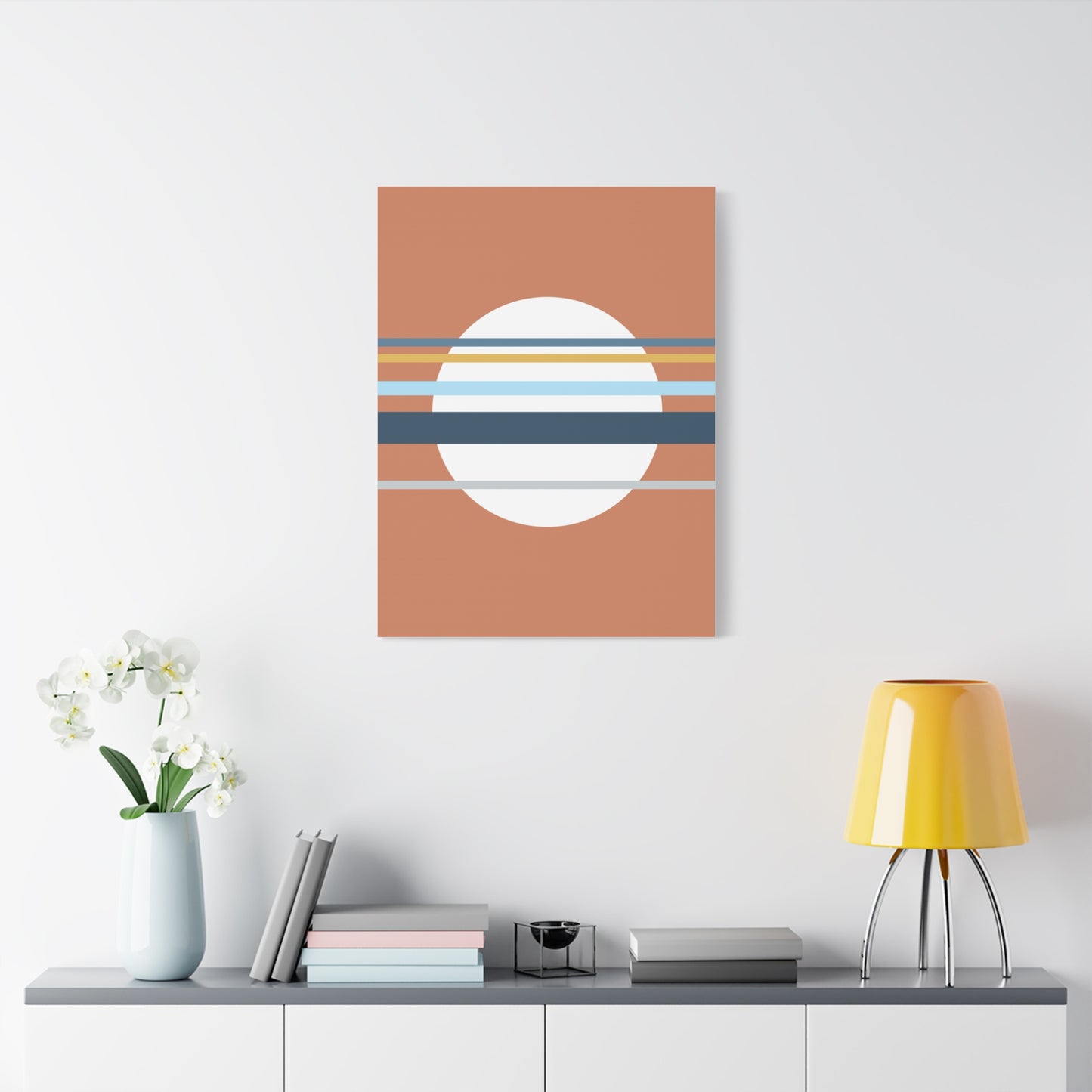 Asa no Sō - Red - Canvas Print [Framed]