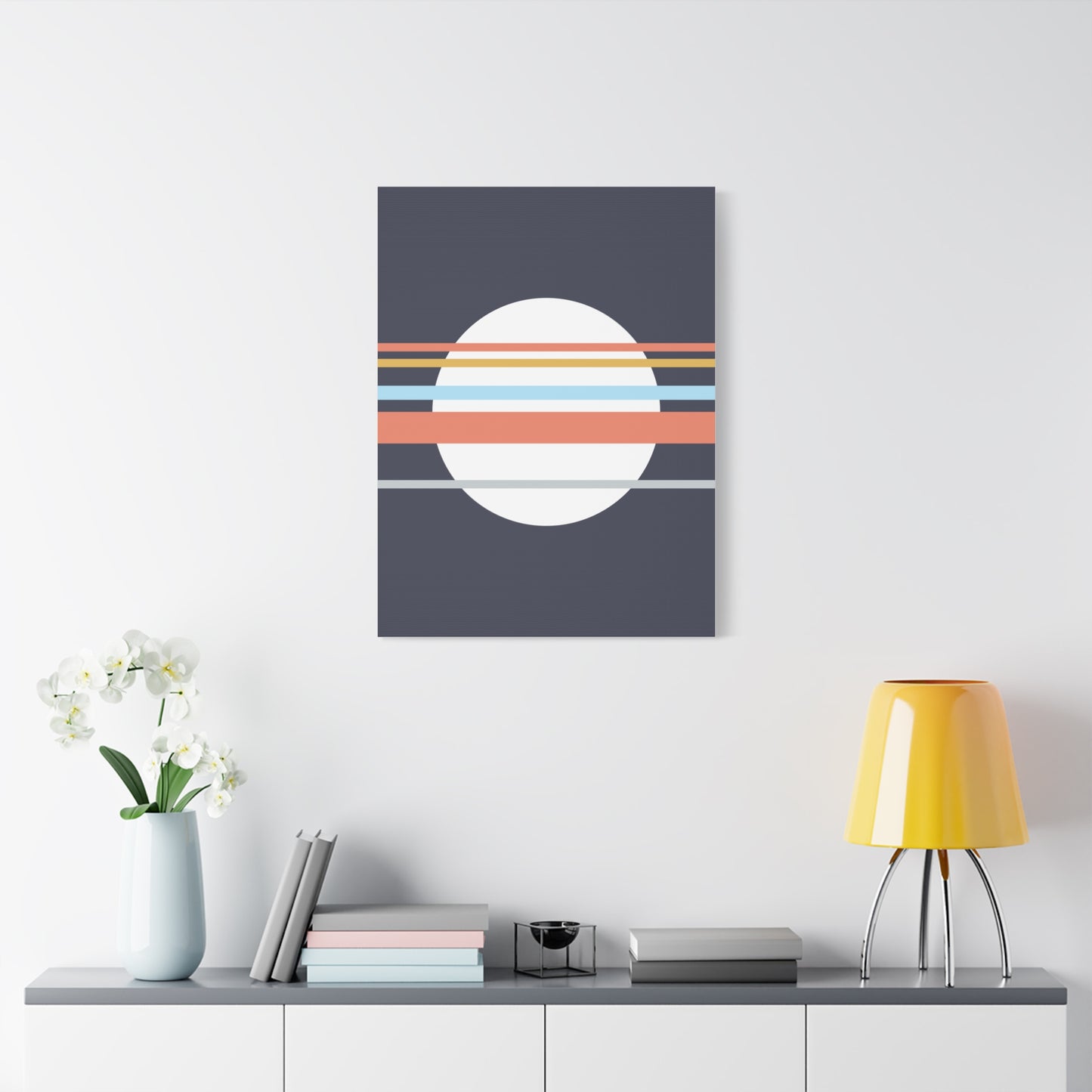 Asa no Sō - Blue - Canvas Print [Framed]