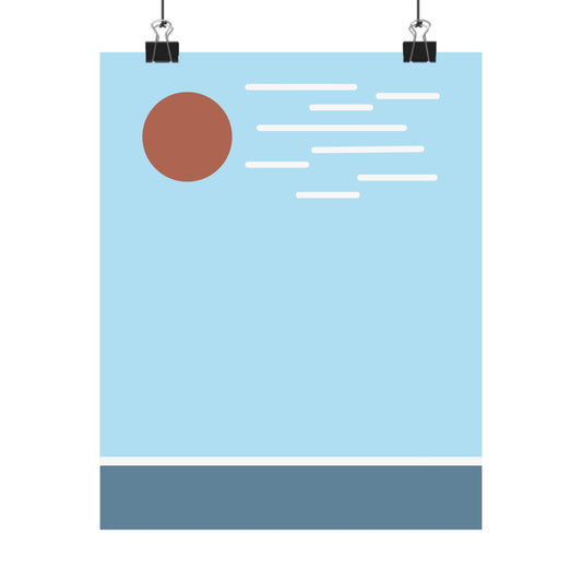 Ao Skies – Matte Vertical Poster