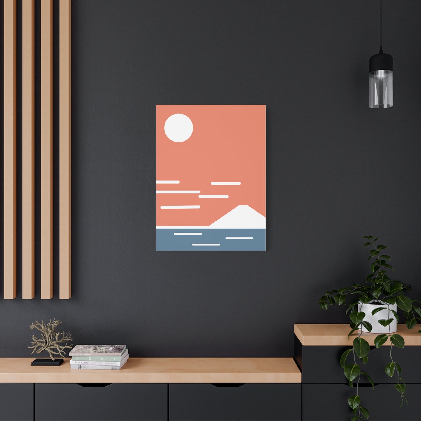 Fuji San Rise - Canvas Print [Framed]