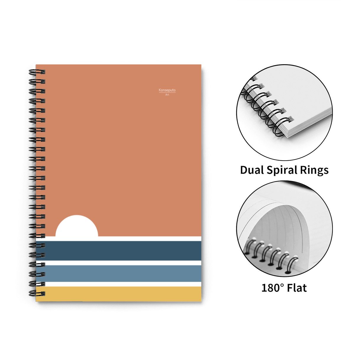 Asa no Hikari – Morning Light Japanese Spiral Notebook
