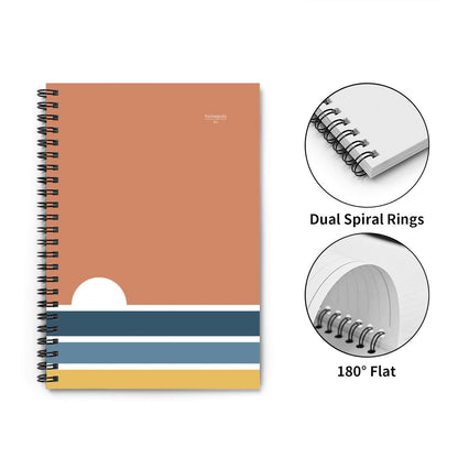 Asa no Hikari – Morning Light Japanese Spiral Notebook