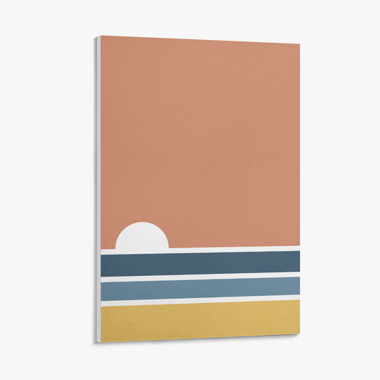 Asa no Hikari – Minimalist Morning Canvas Wall Art | Konseputo [Frameless]