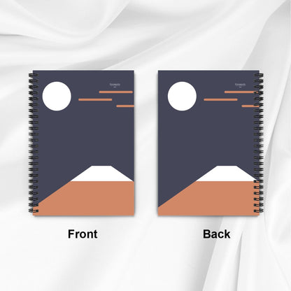 Tsuki no Fuji – Moonlit Mount Fuji Spiral Notebook