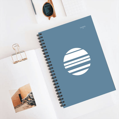 Aoi Tsuki – Blue Moon Minimalist Spiral Notebook
