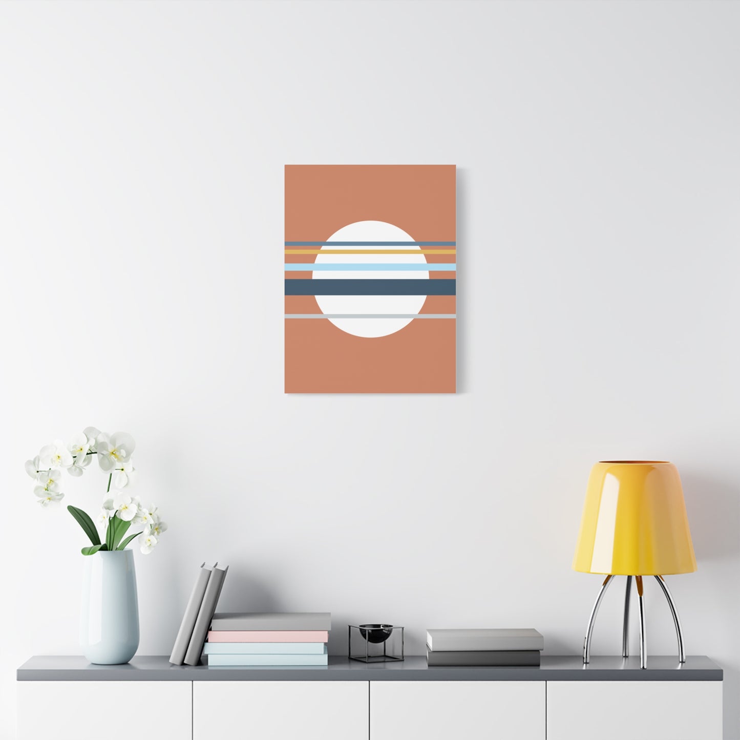 Asa no Sō - Red - Canvas Print [Framed]