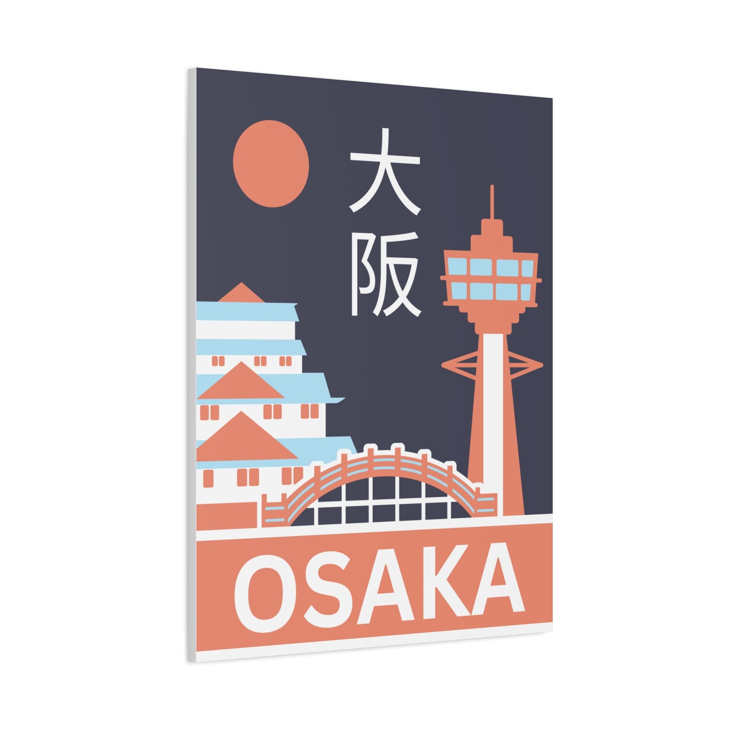 Osaka Nights - Canvas Print [Framed]