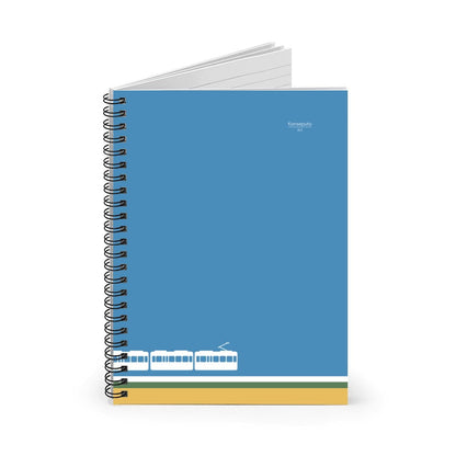 Green Line – Kamakura Coast Minimalist Spiral Notebook