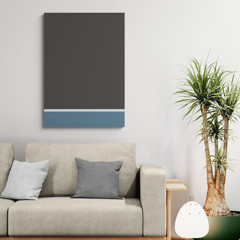 Yoru no Kehai – Minimalist Night Canvas Wall Art | Konseputo [Frameless]