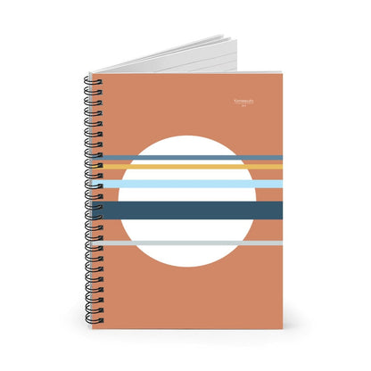 Asa no Sō – Minimalist Red Spiral Notebook
