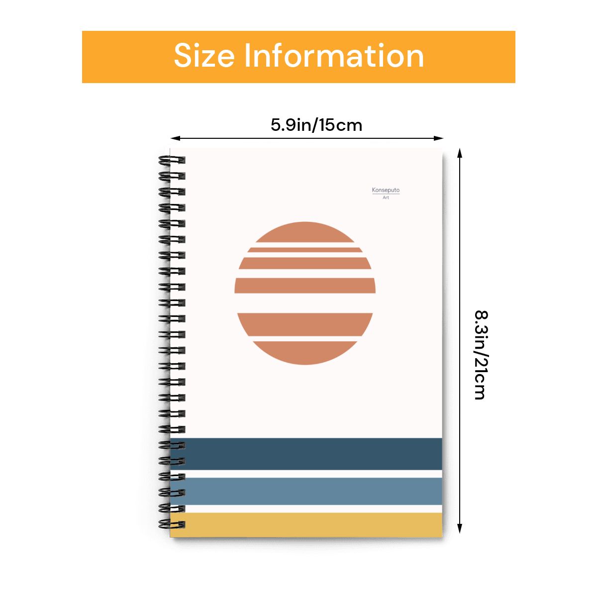 Akebono – Minimalist Spiral Notebook