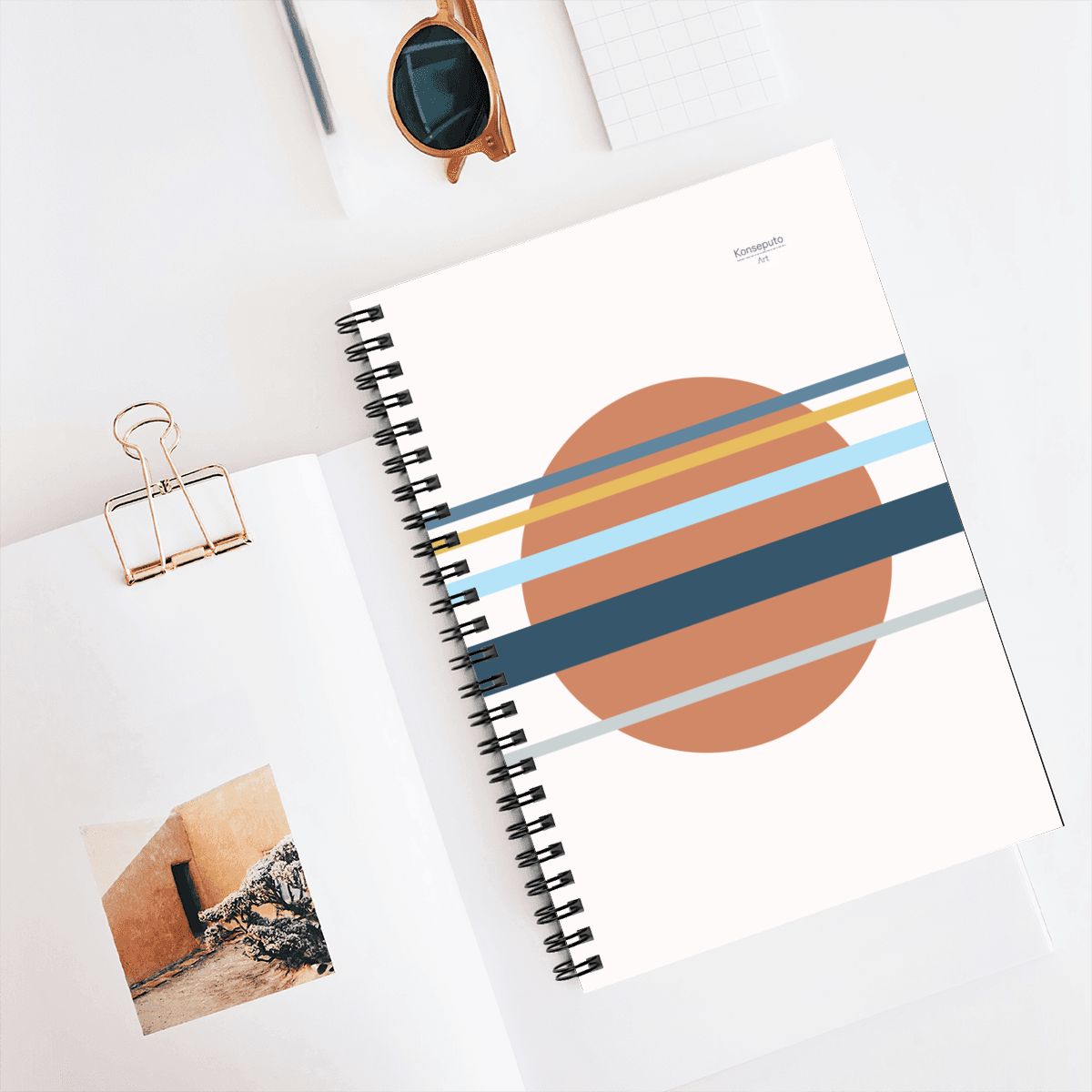 Asa no Sō – Minimalist Spiral Notebook