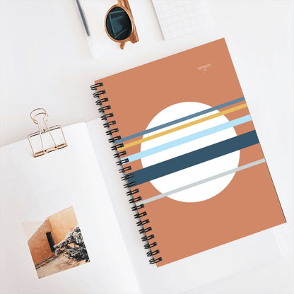 Asa no Sō – Minimalist Red Spiral Notebook
