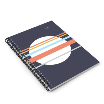 Asa no Sō – Minimalist Blue Spiral Notebook