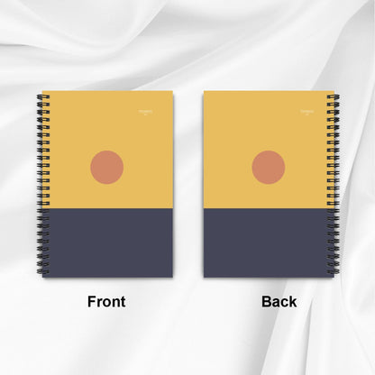 Yuuyake – Sunset Minimalist Spiral Notebook