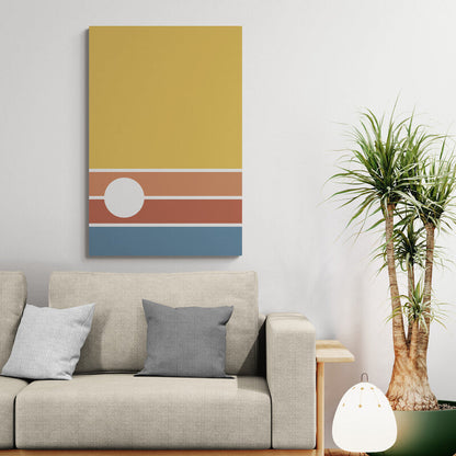 Yū no Chi – Minimalist Japanese Canvas Print | Frameless Wall Art | Konseputo Art JetPrint Fulfillment