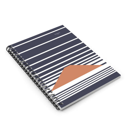 Fuji Clouds – Blue Minimalist Mount Fuji Spiral Notebook