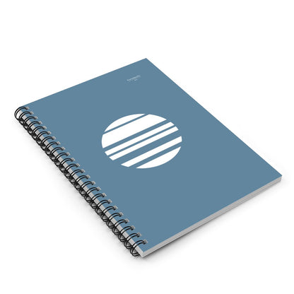 Aoi Tsuki – Blue Moon Minimalist Spiral Notebook