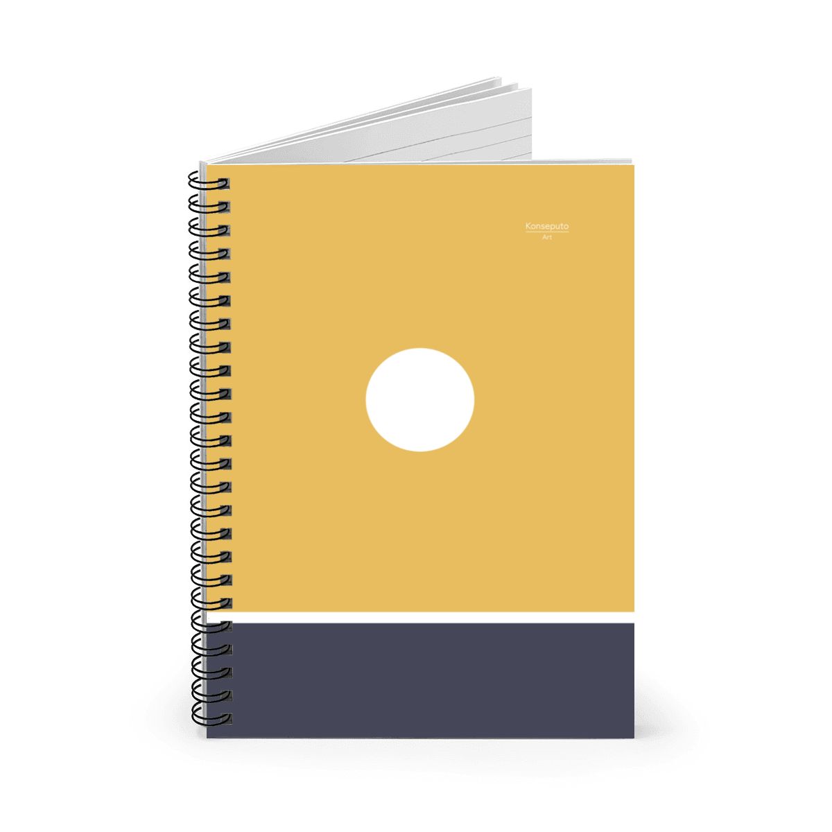 Kiiro Hikari – Minimalist Sunrise Spiral Notebook