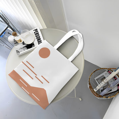 Fuji San Dawn Tote Bag – Minimalist Dawn Canvas | Konseputo Art